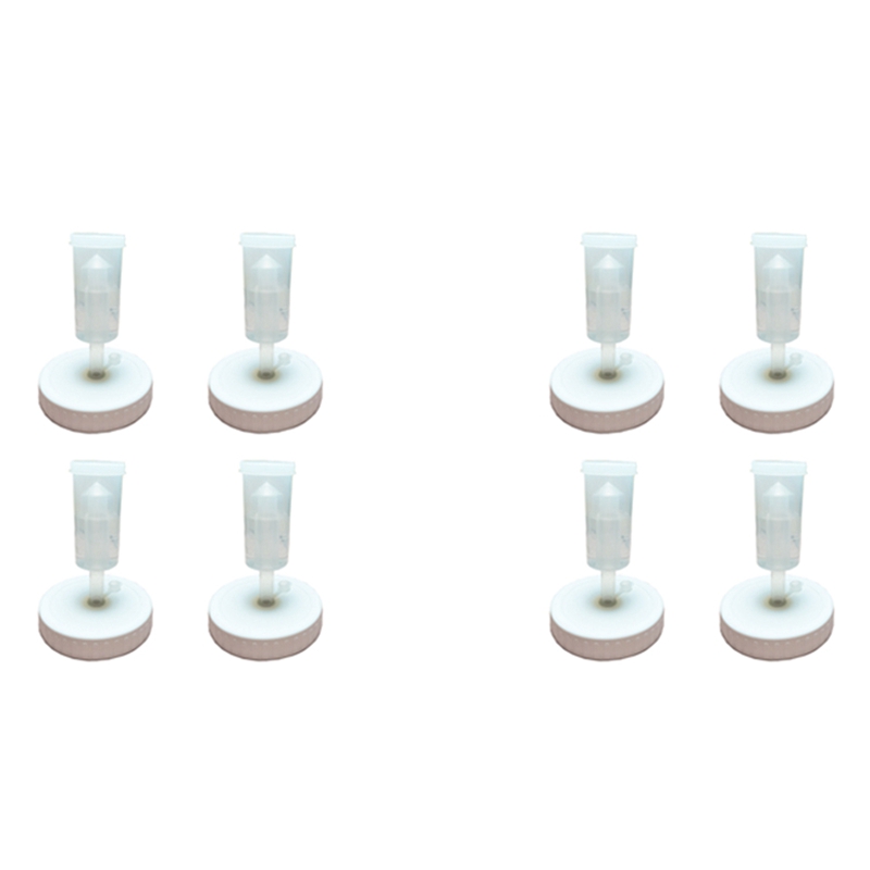 8PC Miệng Mason lọ có nắp đậy lên men nắp với airlocks quá trình lên men Kit để làm dưa cải bắp trong miệng rộng Mason lọ