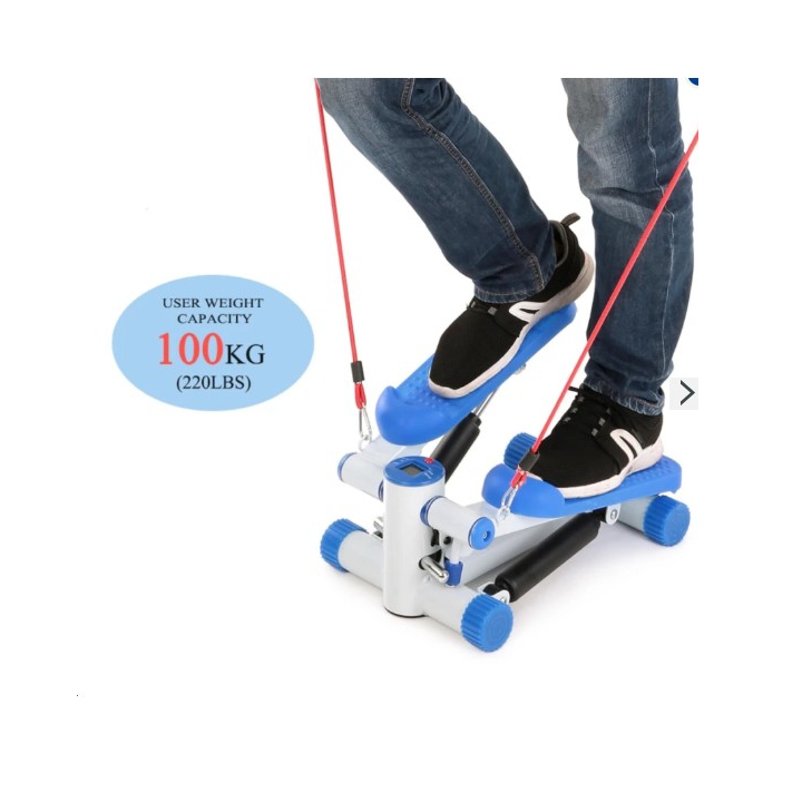 máy tập chạy bộ bằng cơ không dùng điện mini stepper - tặng kèm dây cáp tập tay co giãn + bàn xoay eo, bảo hành máy chạy bộ 1 năm 3 máy tập chạy bộ bằng cơ không dùng điện mini stepper - tặng kèm dây cáp tập tay co giãn + bàn xoay eo, bảo hành máy chạy bộ 1 năm 3
