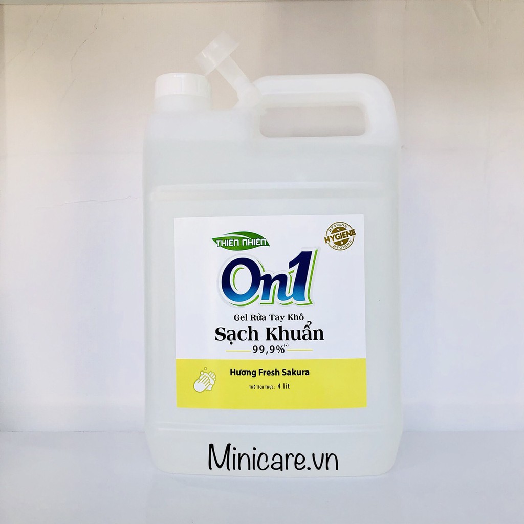 Gel rửa tay khô on1 4000ml