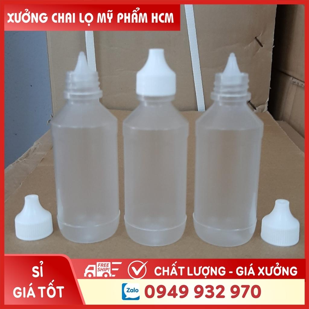 Vỏ chai đựng cồn 60ml, chai nhỏ giọt, chai lọ mỹ phẩm