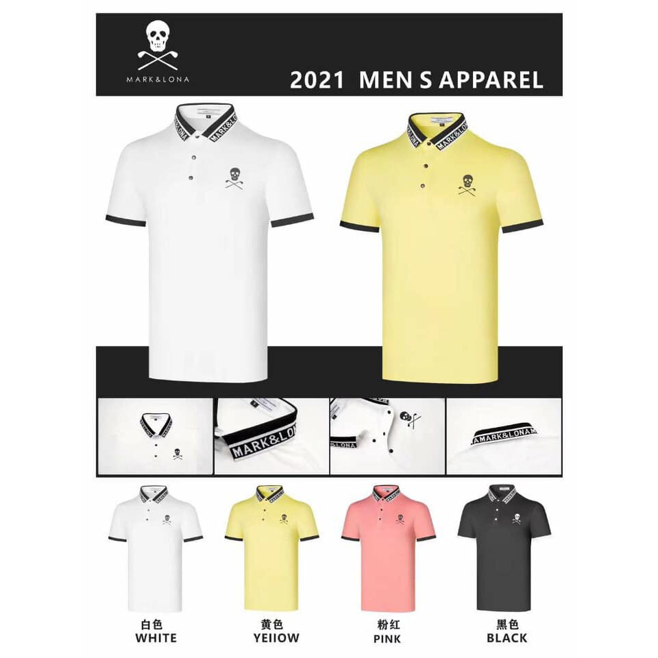 Áo phông golf ngắn tay nam Mark & Lona