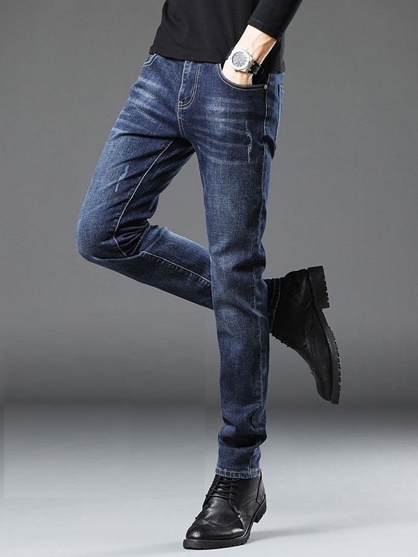 Quần Jean Nam XANH WASH KIỂU - Quần Jeans Nam Thời Trang Cao Cấp - Có Size Đại - M967