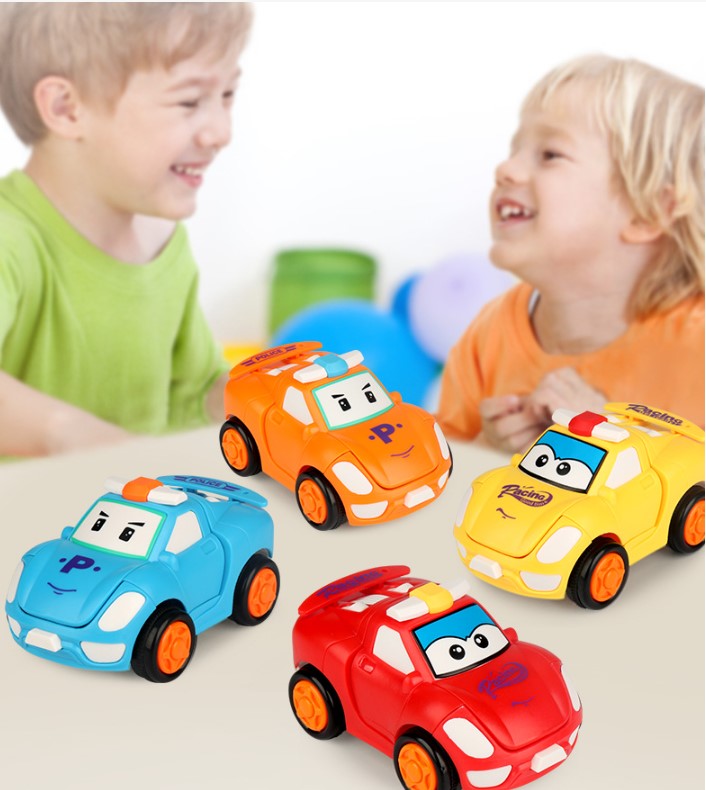 Children s colorful robot deformation car toys