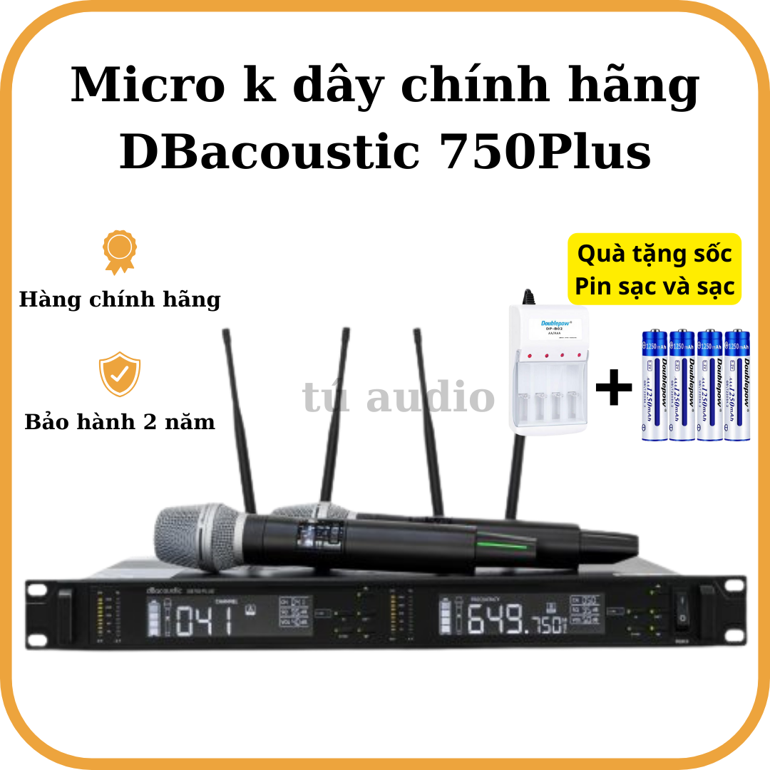 Micro dB acoustic DB 750Plus hàng nhập khẩu chính hãng - chuyên dùng cho sự kiện.