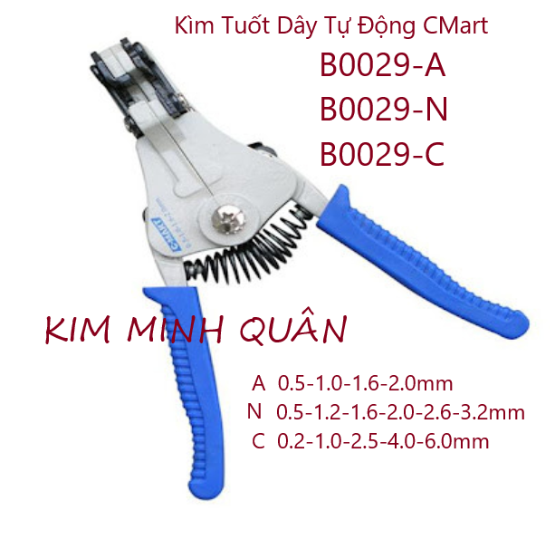 Kìm tuốt dây điện tự động 0.5~ 6.0mm b0029 cmart