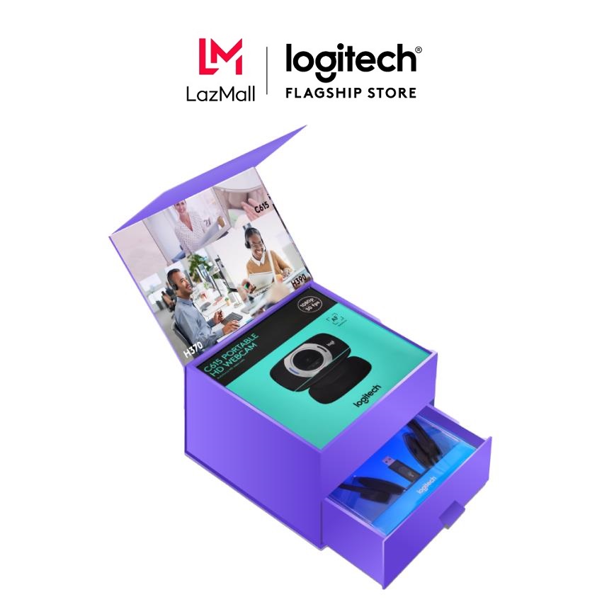 Combo Tai nghe mic chống ồn Logitech H340 & Webcam Logitech C615 | Webcam Logitech C920 | Webcam Logitech C270