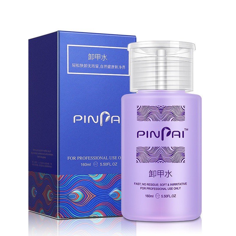 nước lau gel skinnail 68 lai gel lau móng lọ đựng nhựa nhất dễ dàng , chai 160ml sử dung lau móng , lau gel vệ sinh tay.