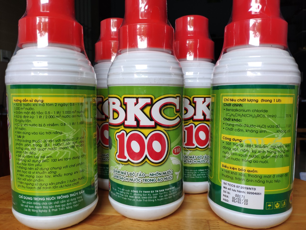 Sản phẩm BKC 100 chuyên diệt các loại tảo độc, hỗ trợ trị bệnh phân trắng