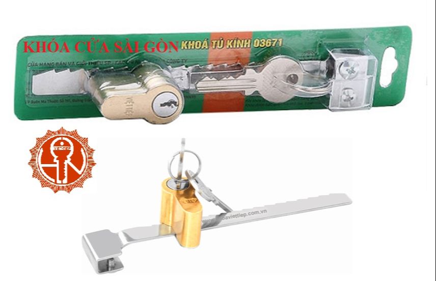 Khóa tủ kính việt tiệp