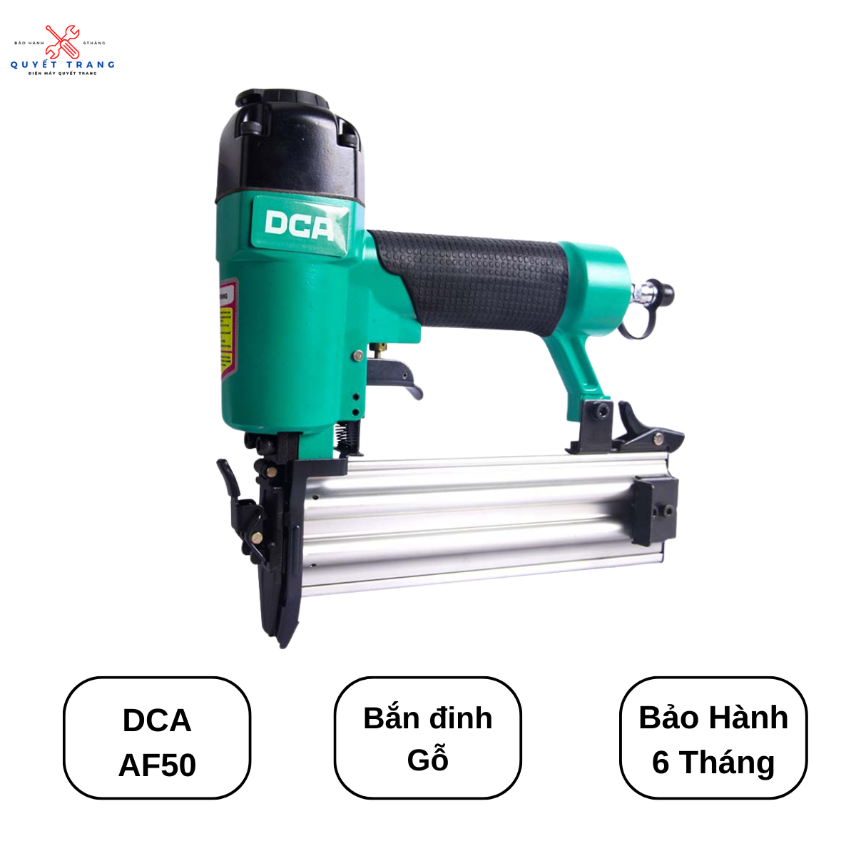 Súng bắn đinh thẳng dca f50 dùng hơi hàng chính hãng dca