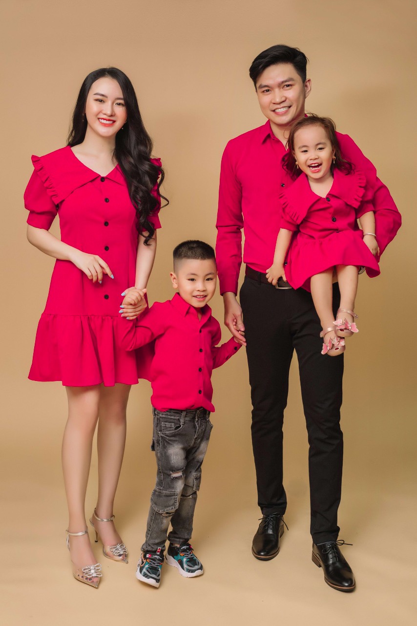 (Giá 1 Sản Phẩm) Đồ Mẹ và Bé, Đồ Gia Đình Màu Đỏ Đô, Chất Vải Linen Cao Cấp Mềm Mịn Thấm Hút Tốt, Thiết Kế By FAMAWA Fullsize từ 7-100kgs