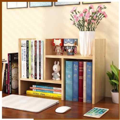 Kệ sách gỗ mini để bàn độc đáo Kích thước: 35x23x30cM