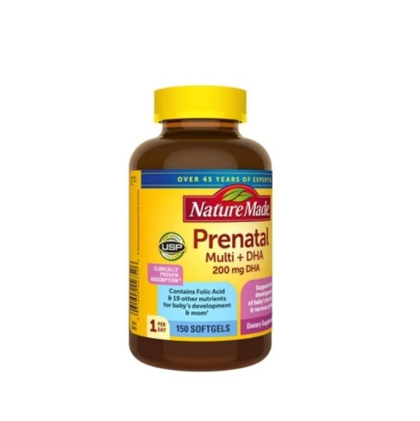 Viên uống vitamin tổng hợp Natural Made Prenatal Multi + DHA 150 viên