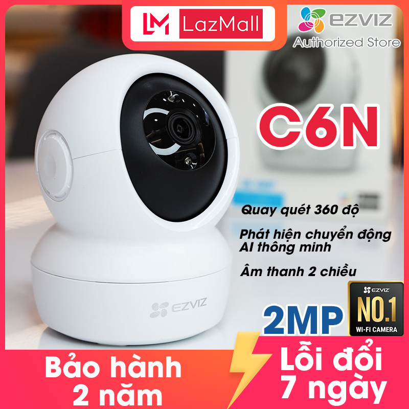 Camera EZVIZ C6N 2mp 1080p trong nhà c6n ezviz Wireless không dây hồng ngoại ban đêm 10m theo dõi thông minh