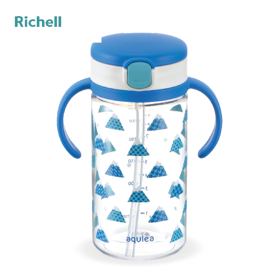Bình ống hút aq richell 320ml fuji