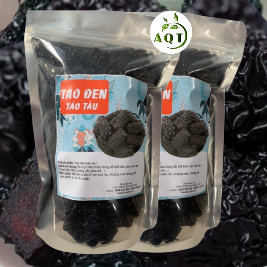 Táo tàu đen sấy khô 100g , táo đen khô ăn liền ngon, dẻo, ngọt thanh, nấu chè, ăn vặt bổ dưỡng