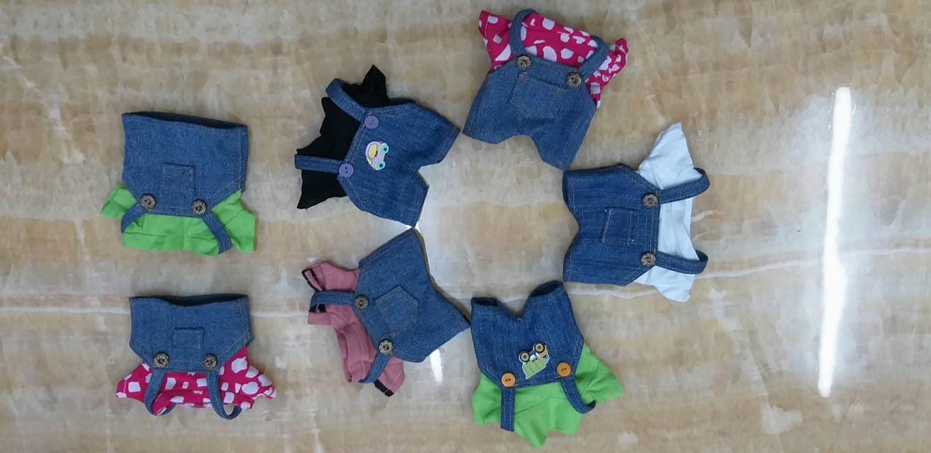 Set Yếm Jean - jupe jean outfit doll kpop