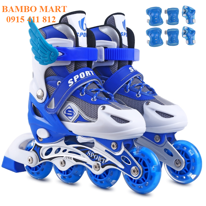 Giầy trượt patin Abec 7 đèn trước