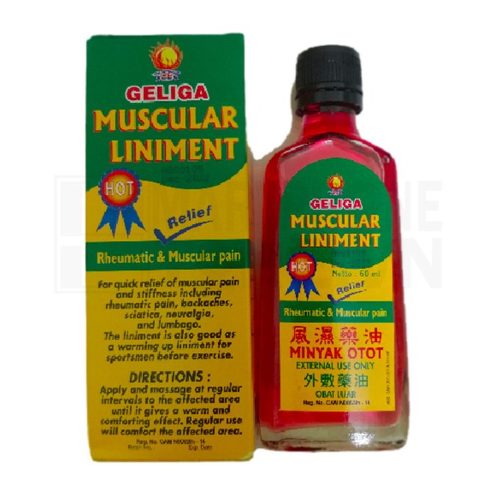 Dầu nóng indonesia - geliga muscula liniment