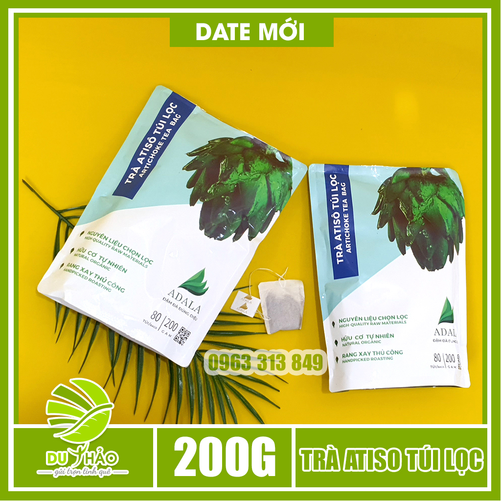 Trà Atiso túi lọc Đà Lạt thanh nhiệt 80 gói tiện lợi 200gr