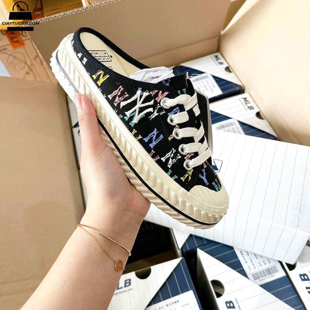 Giày lười slip on nữ, giày sục kiểu dáng thể thao độn đế 3cm phối chữ hàng cao cấp chuẩn đẹp-GL22