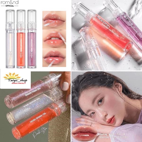 Son Tint Bóng Cho Đôi Môi Căng Mọng, Mịn Mượt Romand Glasting Water Gloss 4.5g