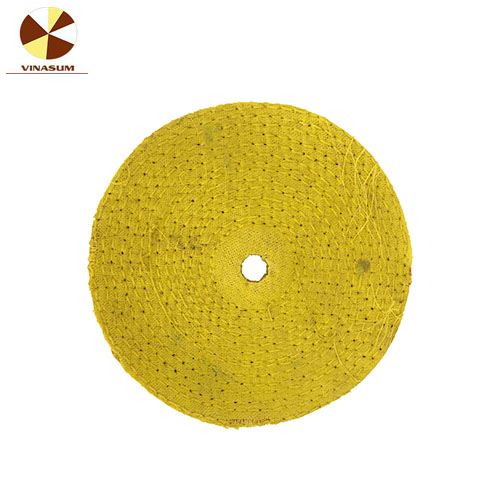 [HCM]Bộ 10 Bánh xơ dừa/Nỉ xơ dừa Vinasum màu vàng 5" 120mm