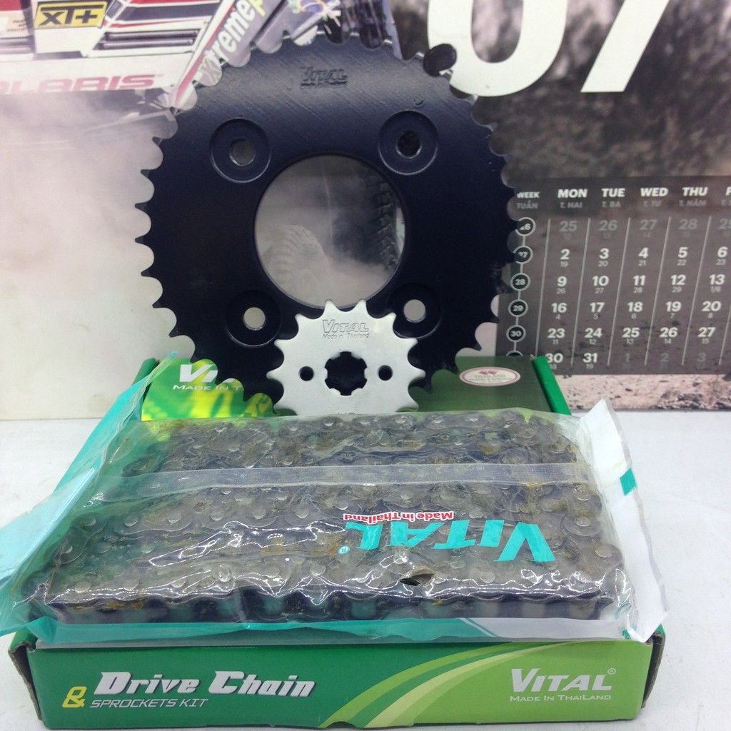 Bộ nhông sên dĩa thái lan vital wave rs rsxfuture fi exiter winner, cam kết hàng đúng mô tả, chất lượng đảm bảo an toàn đến sức khỏe người sử dụng