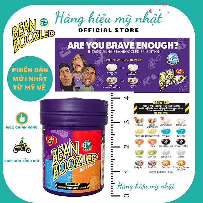 Kẹo thối Bean Boozled hộp 100G