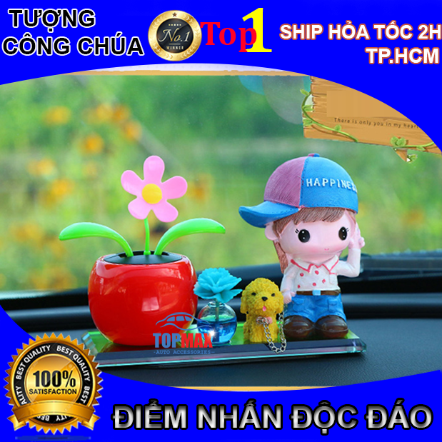 Tượng Nước Hoa Trang Trí xe hơi siêu dễ thương - TOPMAX SHOP phụ kiện chuyên dành cho xe ô tô
