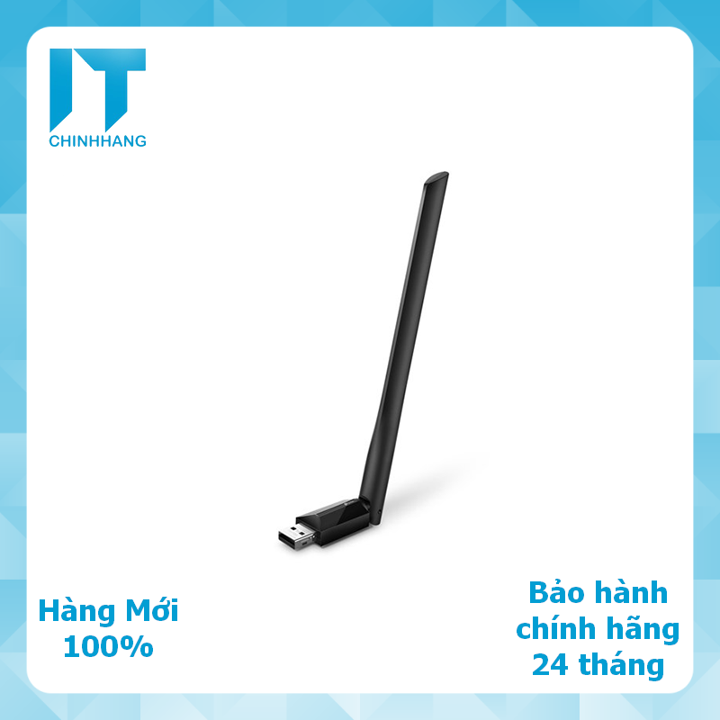 Bộ chuyển đổi usb wifi tp-link archer t2u plus công suất cao ac600 - hàng chính hãng