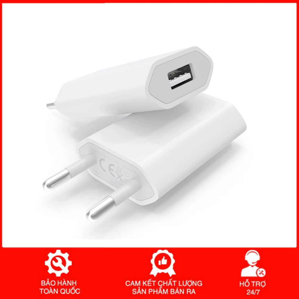 Củ sạc dẹt 5w theo máy iphone xs max, cốc xạc, củ xạc dẹt zin