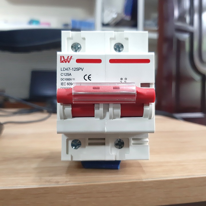 CB, Aptomat DC 1000V 125A cho hệ Bình acquy, Litium chuyên dụng cho điện mặt trời