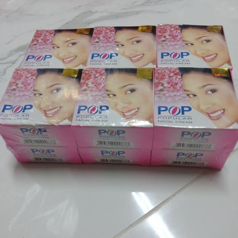 lố 12 hộp kem Pop , kem dưỡng da pop popular facial cream