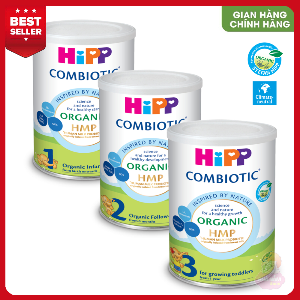 Sữa bột công thức HiPP Organic Combiotic bổ sung DHA trực tiếp (800g)