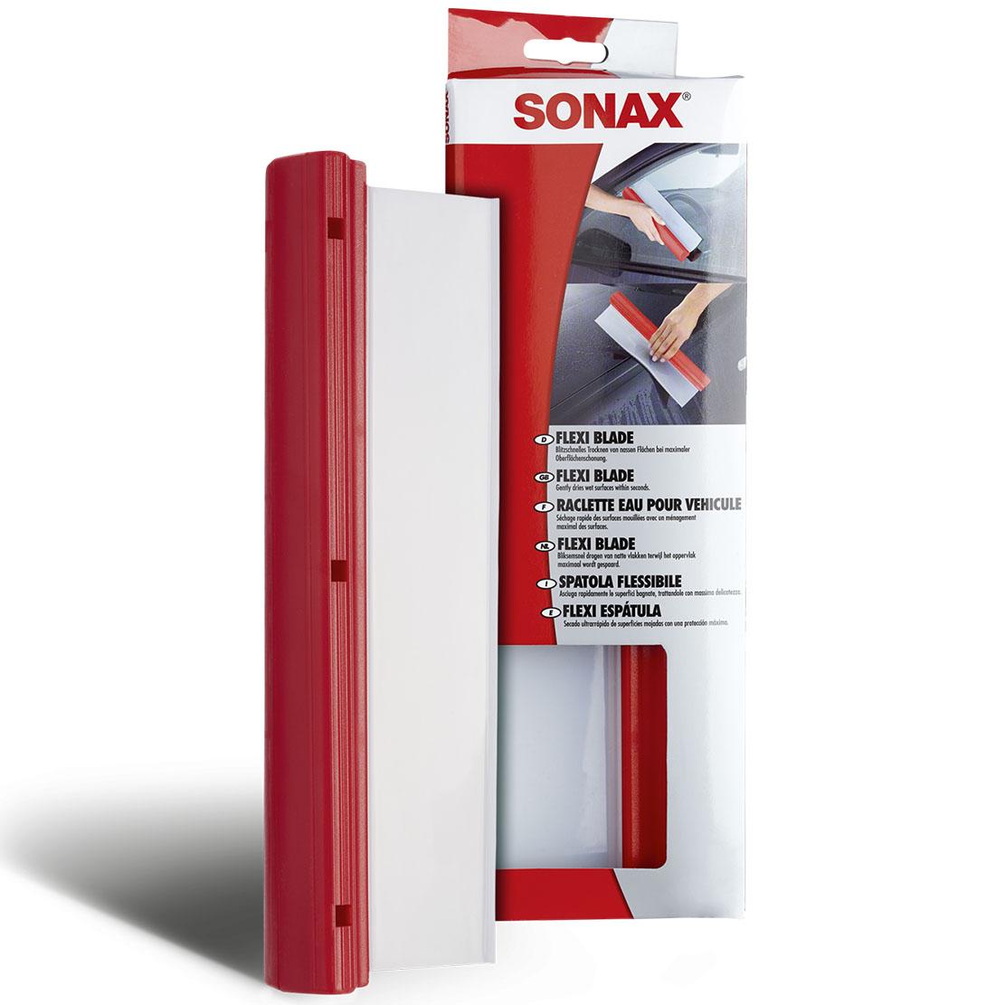 Cây gạt nước rửa xe cao cấp lưỡi silicone sonax flexi blade 417400