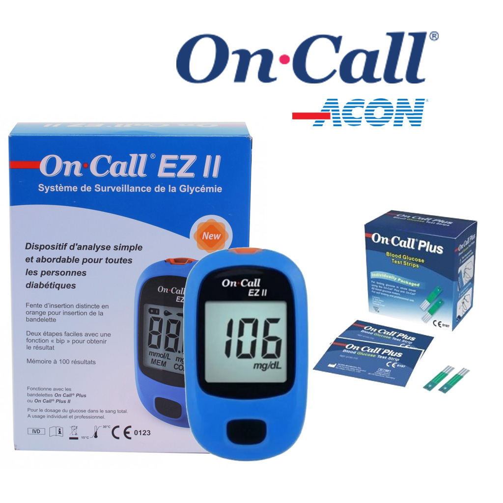 [HCM]Máy Đo Đường Huyết On Call EZ II Công Nghệ Đo Cảm Ứng Sinh Học Tiên Tiến Độ Chính Xác 99.7% Phân Biệt Kết Quả Trước Và Sau Bữa Ăn Chức Năng Quản Lý Dữ Liệu Thiết Kế Thân Thiện Tiết Kiệm Năng Lượng Và Dễ Sử Dụng
