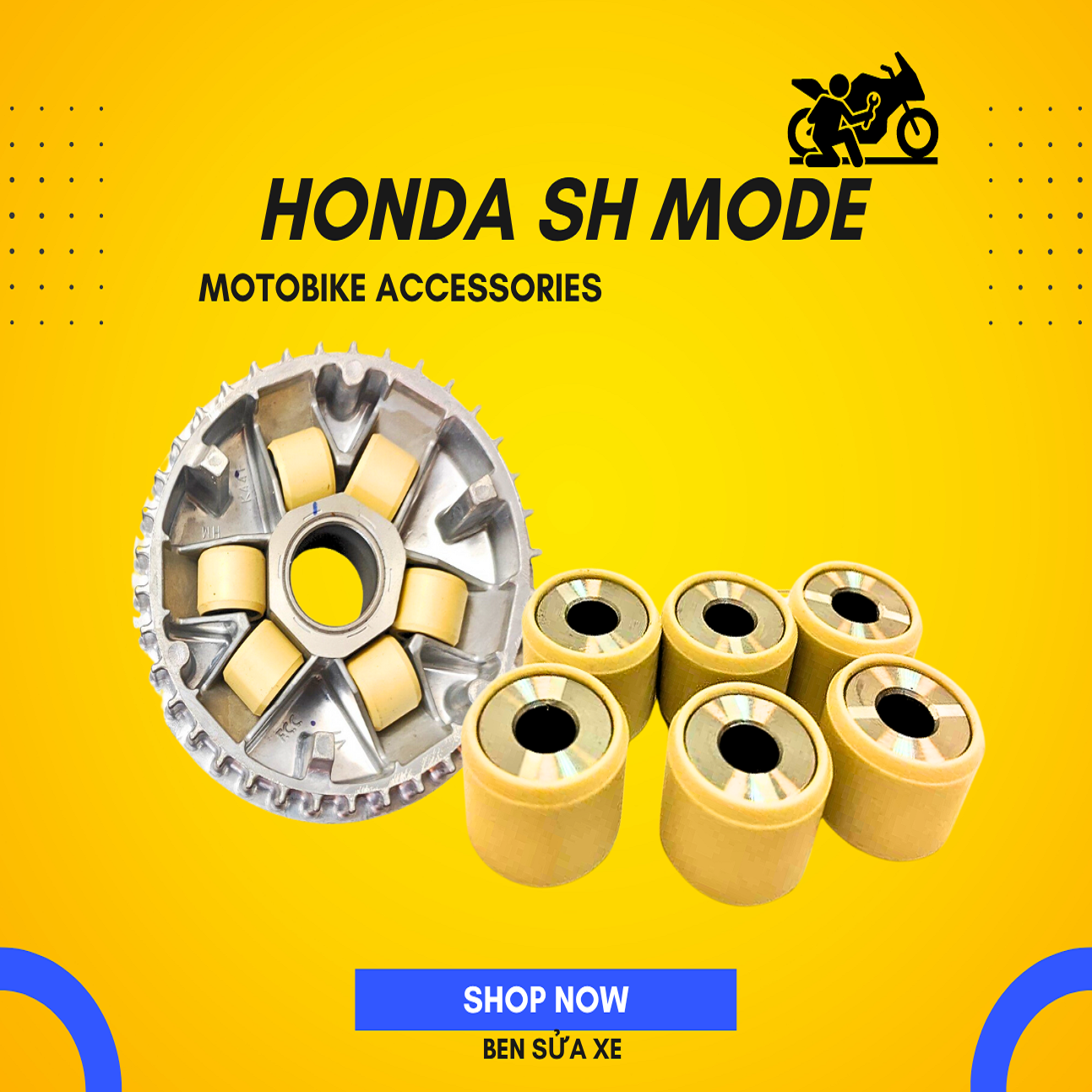 Bi nồi côn Honda Sh Mode