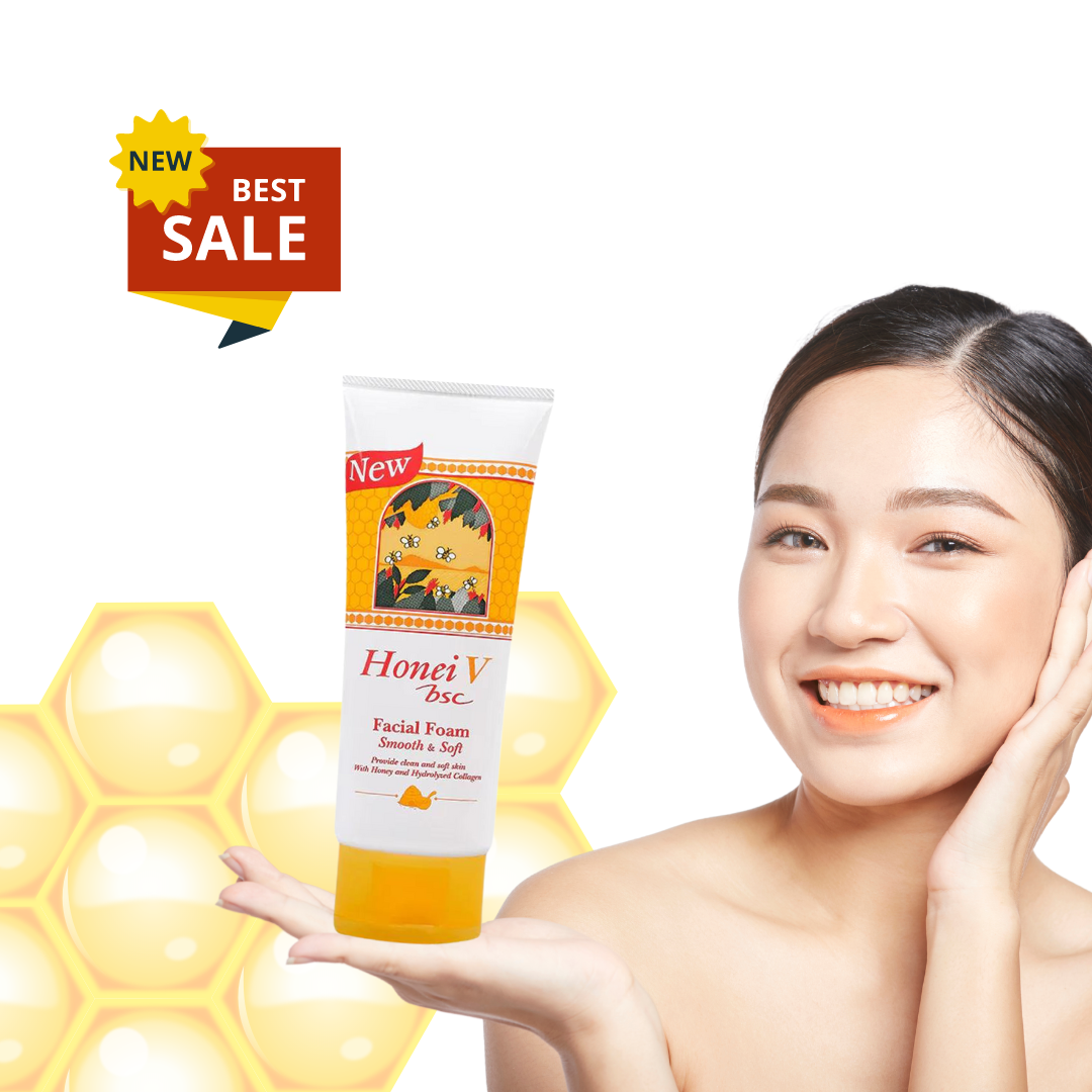 Sữa rửa mặt tinh chất mật ong honei v bsc. shop subo