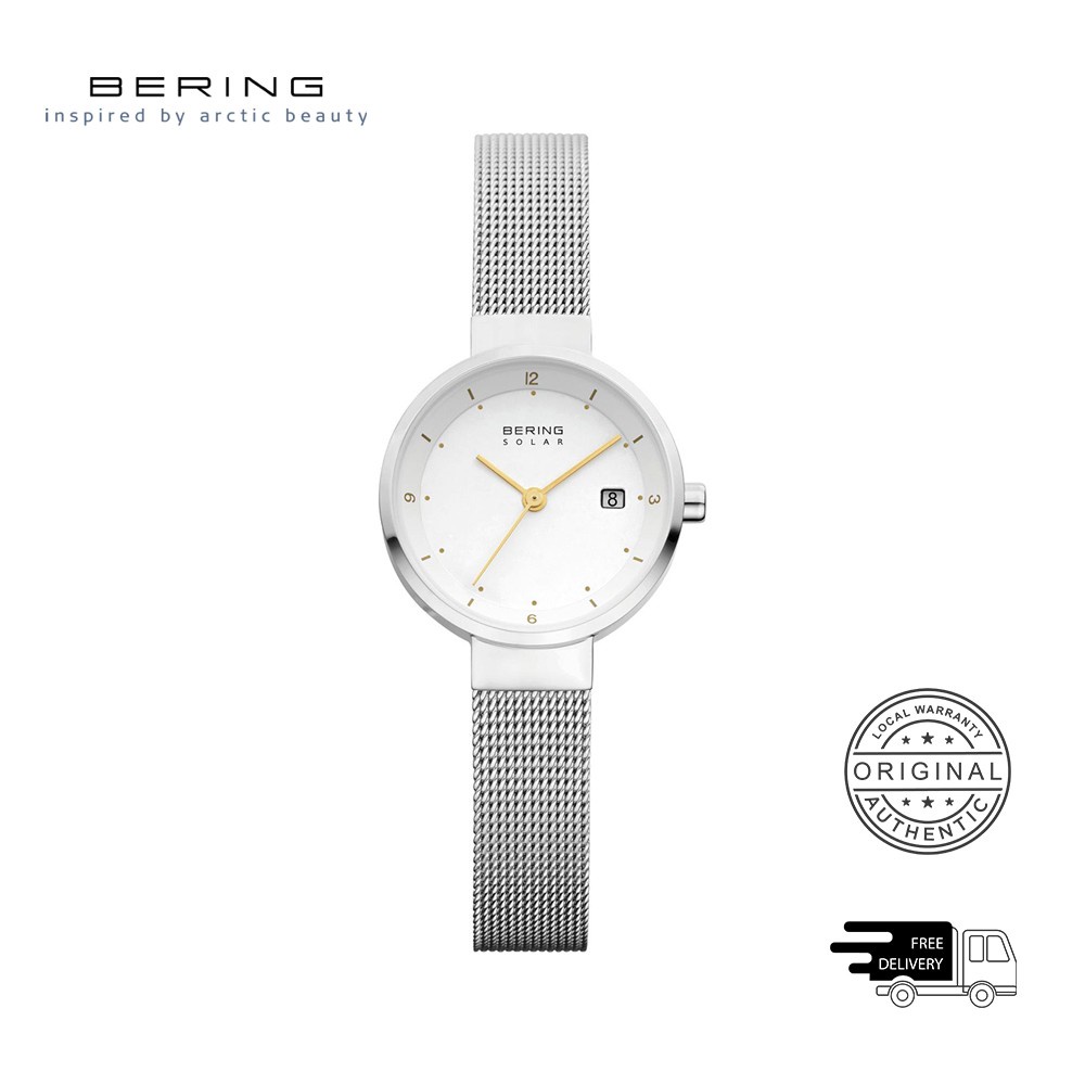 Đồng hồ nữ bering solar màu trắng 14426-001