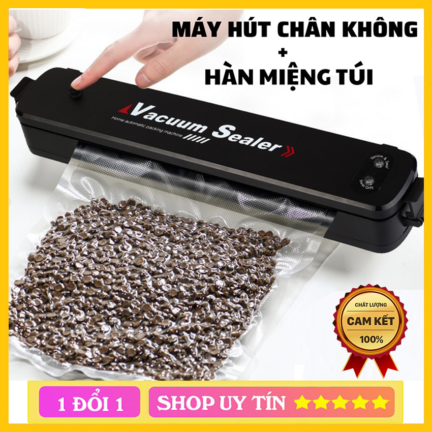 Máy Hút Chân Không Kiêm Hàn Miệng Túi Vacuum Sealer Hàng nội địa bảo hành 1 đổi 1