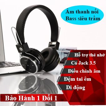 Tai nghe chụp tai - Tai nghe Bluetooth chụp tai B05 - thời sử dụng 7-8h - Tai nghe có lớp đệm êm - Có míc đàm thoại - Tai nghe không cần pin với dây cắm 3.5-kết nối 10m-chống va đập-hỗ trợ Fm-thẻ nhớ-Gấp nhỏ Gọn- Có quà Tặng