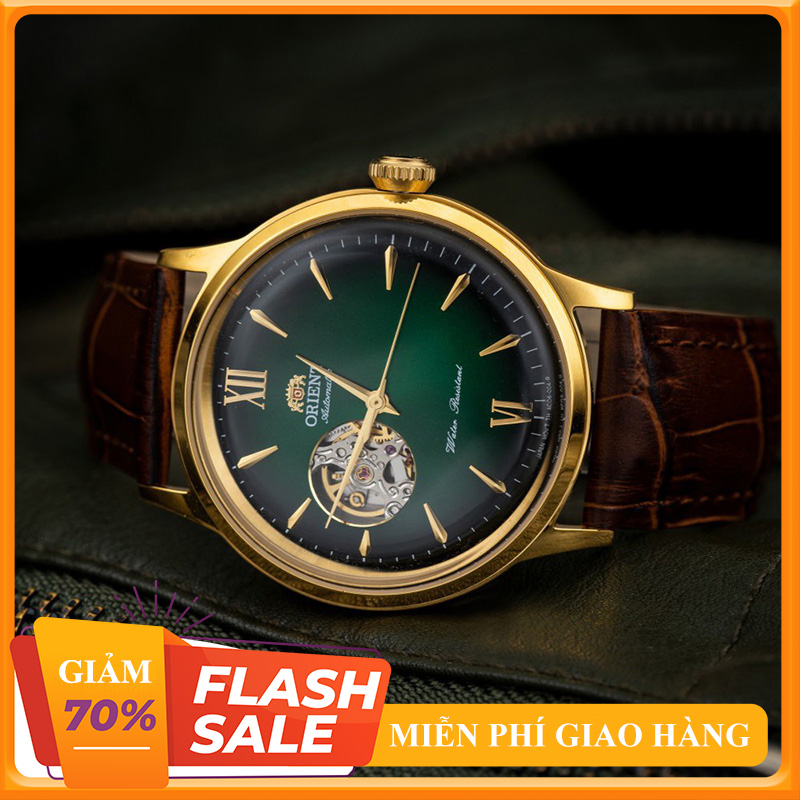 {  ĐỒNG HỒ PHỐ } Đồng Hồ Nam Orient Lộ Tim Cao Cấp Dây Da + Thẻ Bảo Hành/ Gian hàng uy tín/ sk orient seiko