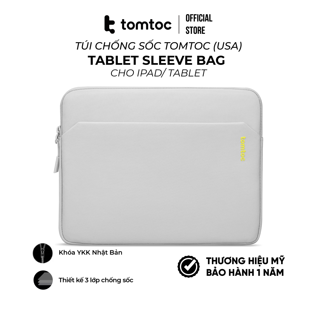 Túi tomtoc tablet sleeve bag cho ipad pro 11 - a18a1 hàng chính hãng