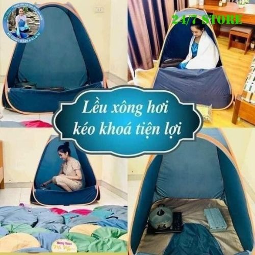 Lều xông hơi, lều xông hơi tự bung, lều xông sau sinh tại nhà, dụng cụ xông hơi giải độc cơ thể tại nhà