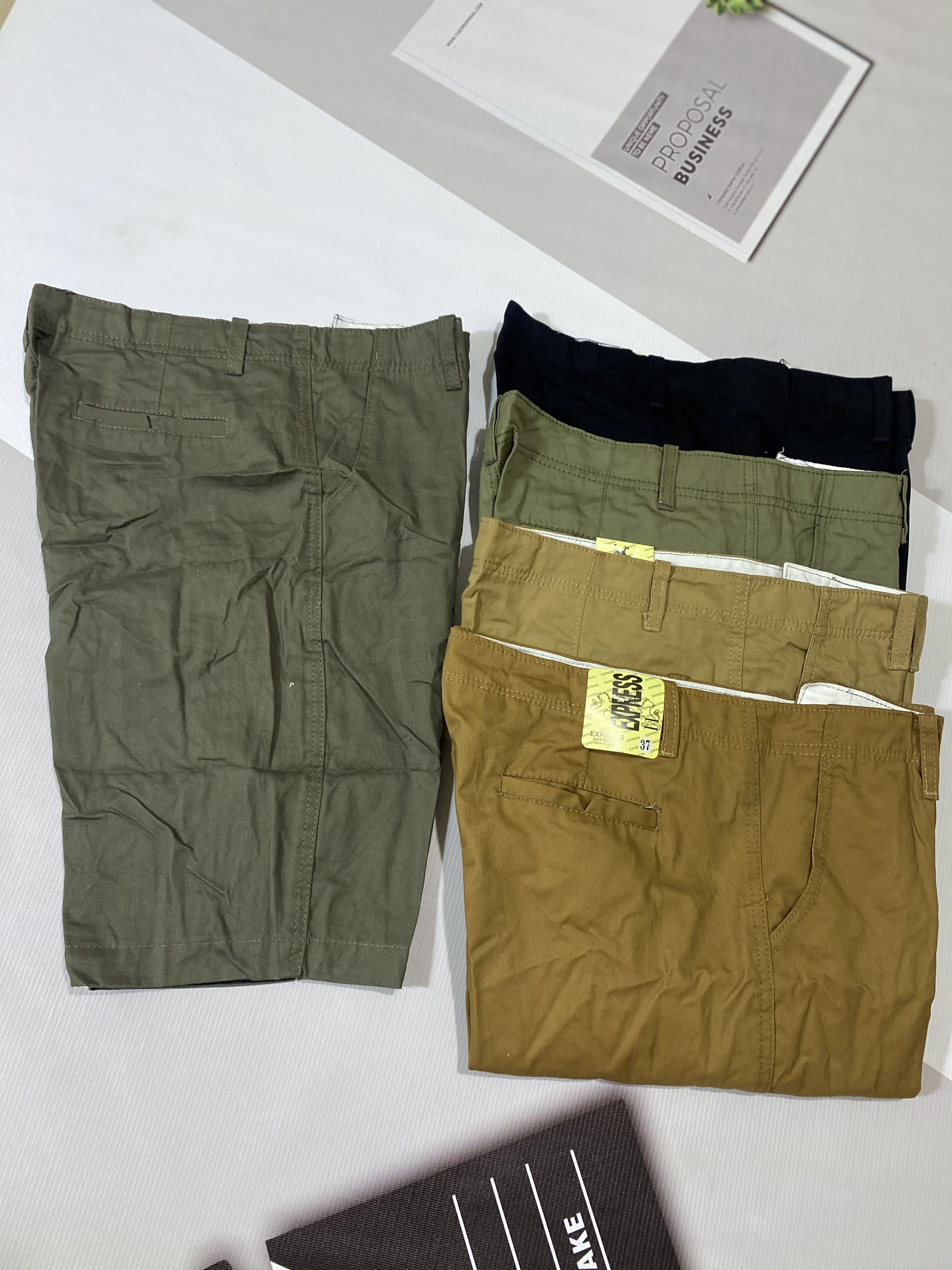 Quần short kaki nam bigsize - quần size lớn - size 35-36-37