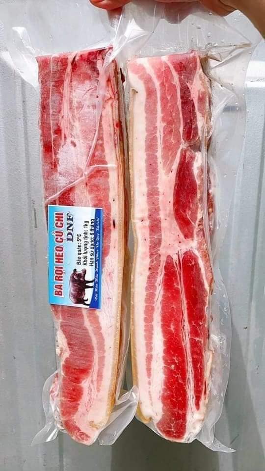 1kg Ba rọi heo rừng lai Củ Chi - Heo rừng cây củ chi , thịt ba chỉ. không giao miền bắc. miền trung.