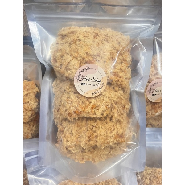 Cơm cháy chà bông siêu chà bông- siêu giòn xốp 250g 3-4 miếng