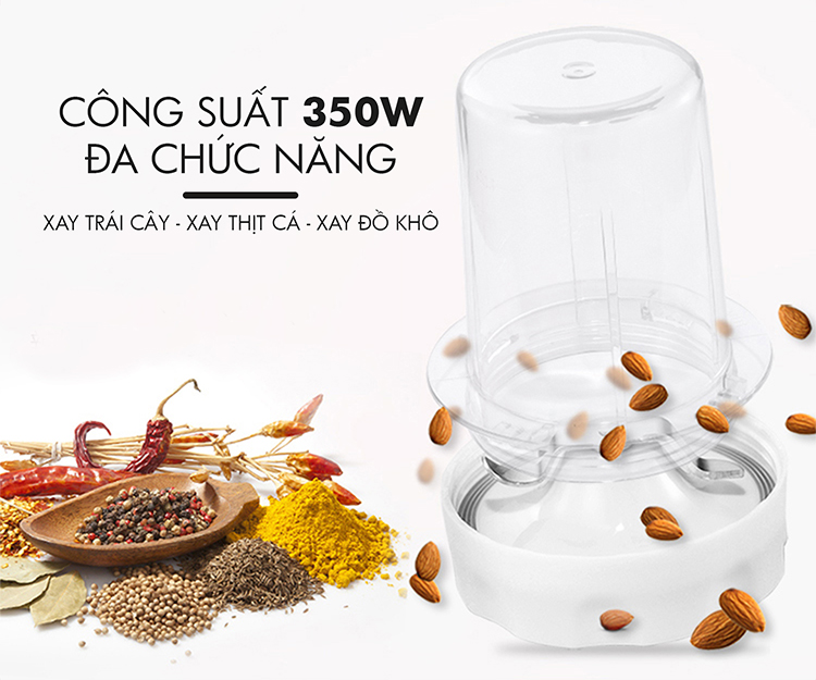 Máy xay sinh tố 3 cối thủy tinh nagakawa nag0801 - 350w