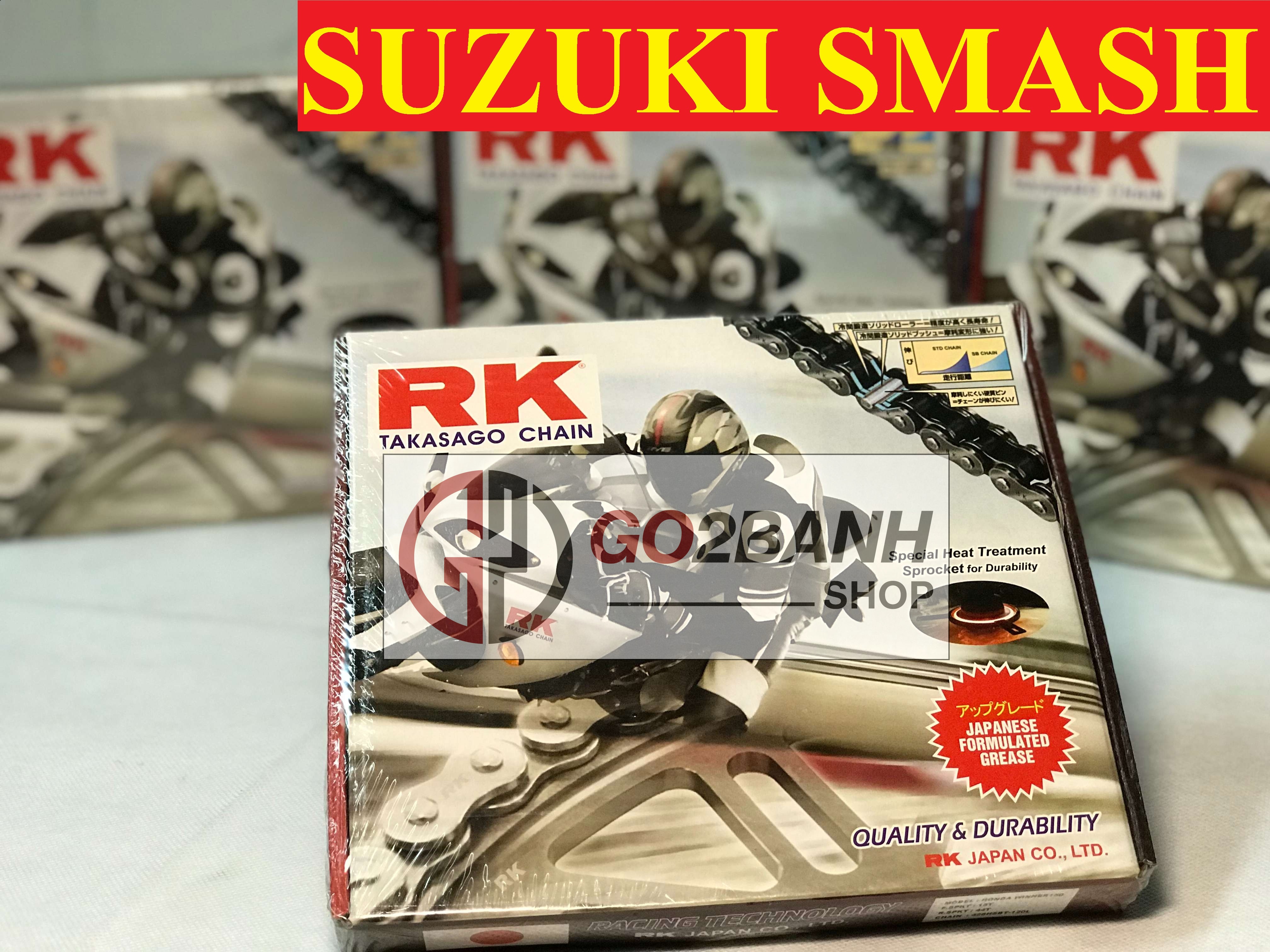 Nhông sên dĩa RK Smash chính hãng